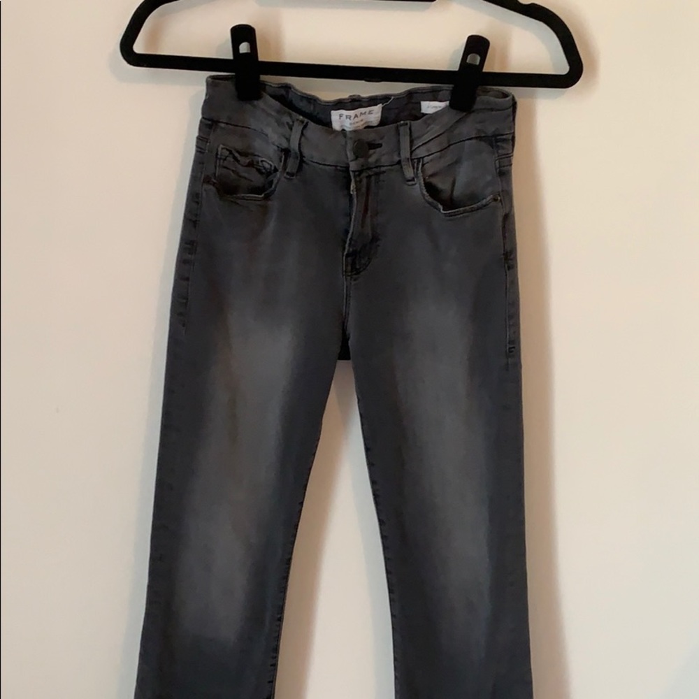 Frame Denim Le crop mini boot